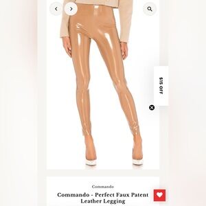 Commando - Perfect Faux Patent Leather Legging in Cocoa